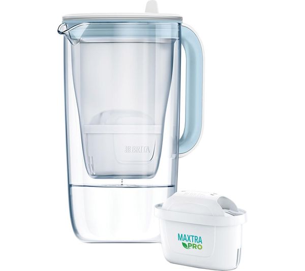 Brita Glass Water Filter Jug Blue