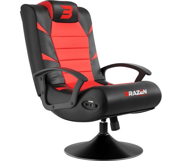 Brazen Pride 21 Wireless Bluetooth Gaming Chair Black Red