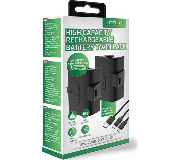 VENOM VS2883 High Capacity Rechargeable Battery Twin Pack VS2883 VENOM VS2883 High Capacity Rechargeable Battery Twin Pack VS2883