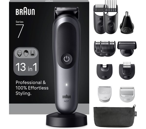 Braun Series 7 Aio7560 Wet Dry All In One Body Groomer Grey