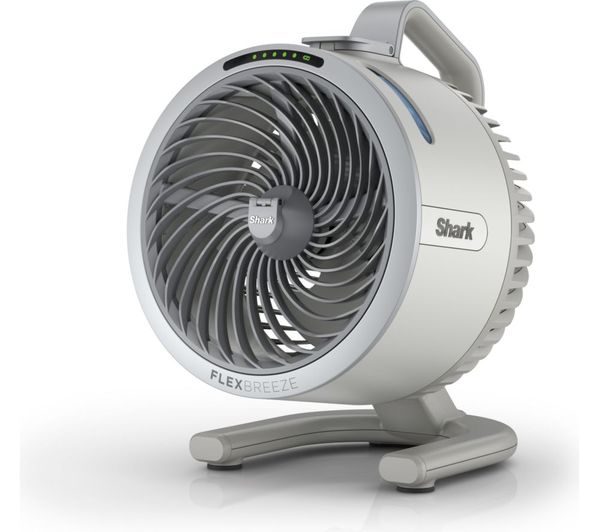 Shark Flexbreeze Hydrogo Fa050ukdv Portable 68 Misting Turbo Fan Dove Cool Gray