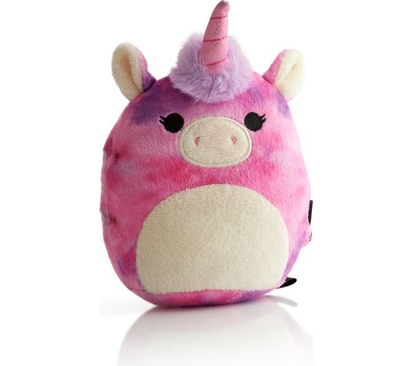 Lazerbuilt Squishmallows Lola The Unicorn Plush Portable Bluetooth Speaker Pink