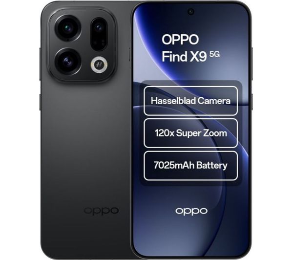 An image of OPPO Find X9 - 512 GB, Space Black