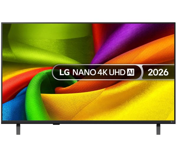 An image of LG NU85 43" LED 4K HDR Smart TV 2026 - 43NU850B6LA