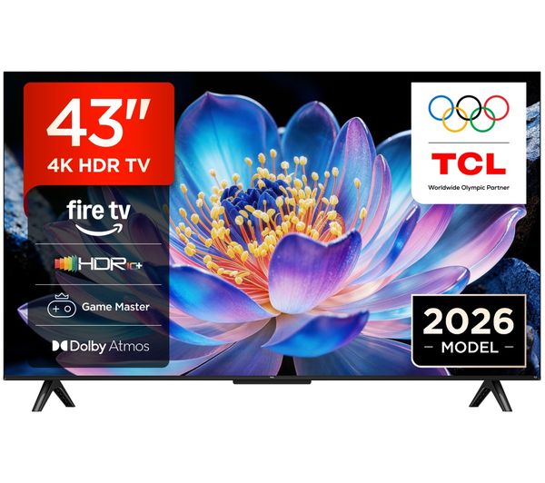An image of TCL V6D 43" LED 4K HDR Smart Fire TV 2026 - 43V6D-UK