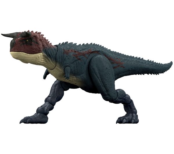 An image of MATTEL Jurassic World Charge 'N Chomp Carnotaurus Figure