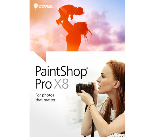 COREL Paintshop Pro X8, Black