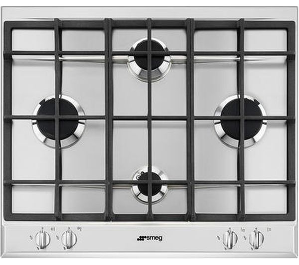 SMEG P260XGH Gas Hob - Stainless Steel, Stainless Steel