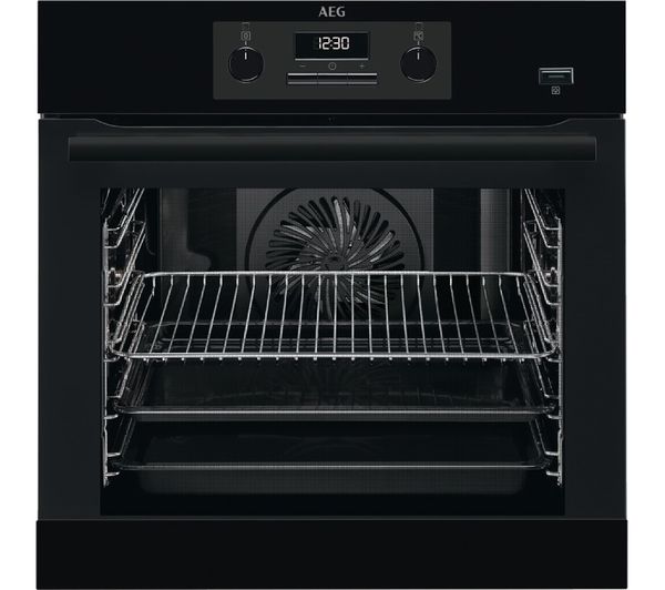 AEG BEB351010B Electric Steam Oven - Black, Black