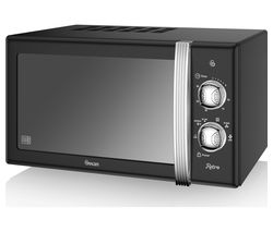 SWAN SM22130BN Solo Microwave - Black