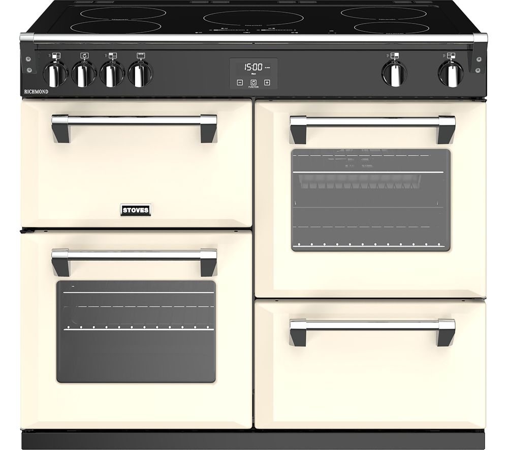 Electric Induction Range Cooker - Cream 