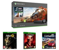MICROSOFT Xbox One X, Forza Horizon 4, Forza Motorsport 7, Project Cars 2, Tekken 7 & Fallout 76 Bundle
