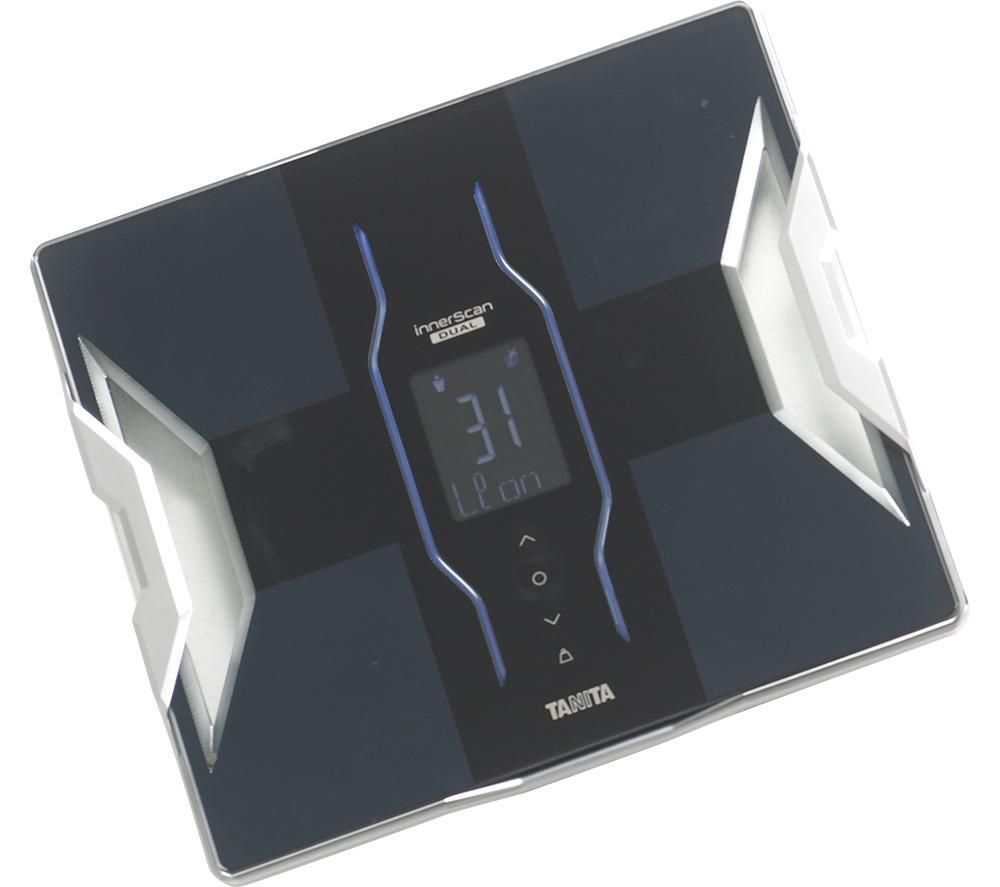 TANITA InnerScan Dual RD-953 Electronic Bathroom Scales - Black