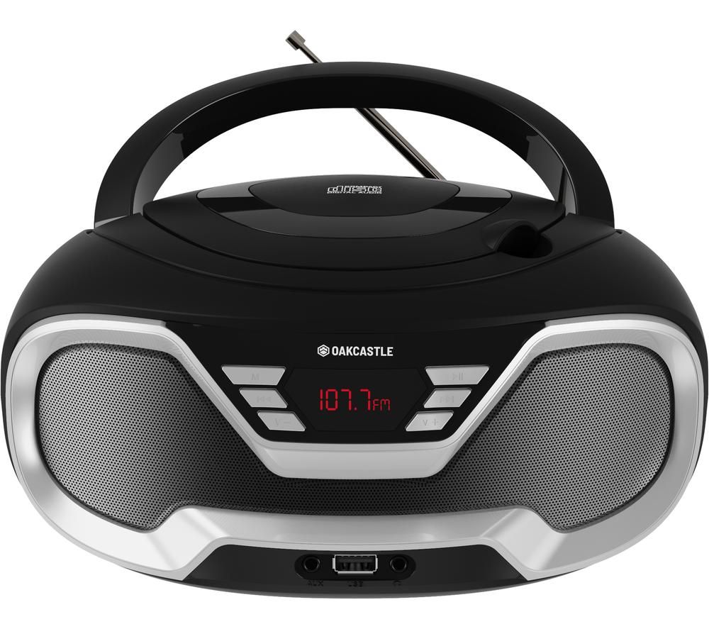 CD200 FM Bluetooth Boombox - Black