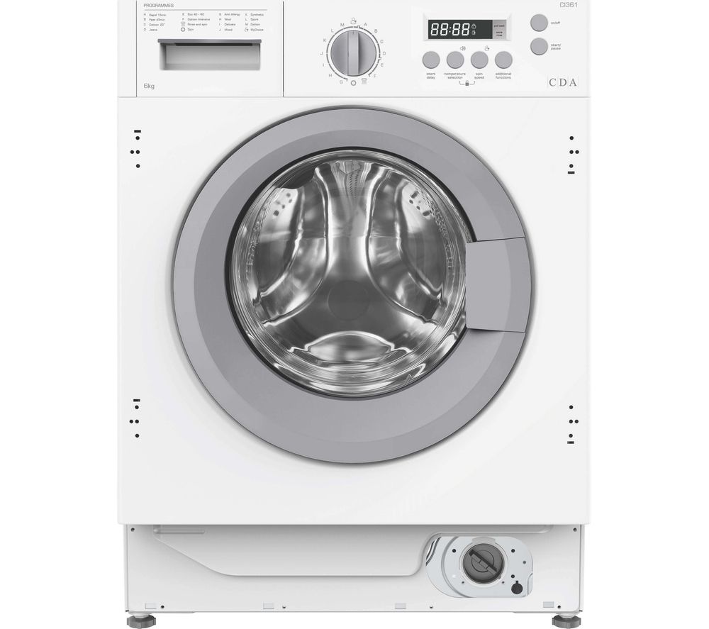 CDA C3161 Integrated 6 kg 1200 Spin Washing Machine review