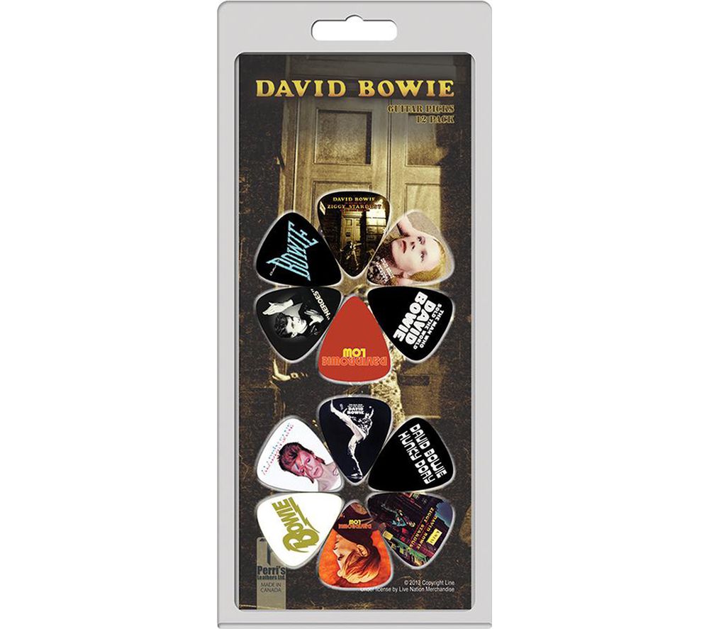 David Bowie Covers Guitar Pick Variety Pack - Set of 12