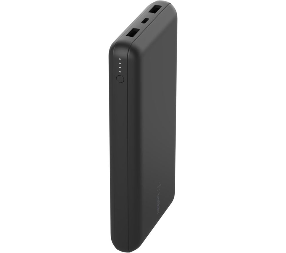 20000 mAh Portable Power Bank with 15 W USB-C Boost Charge - Black