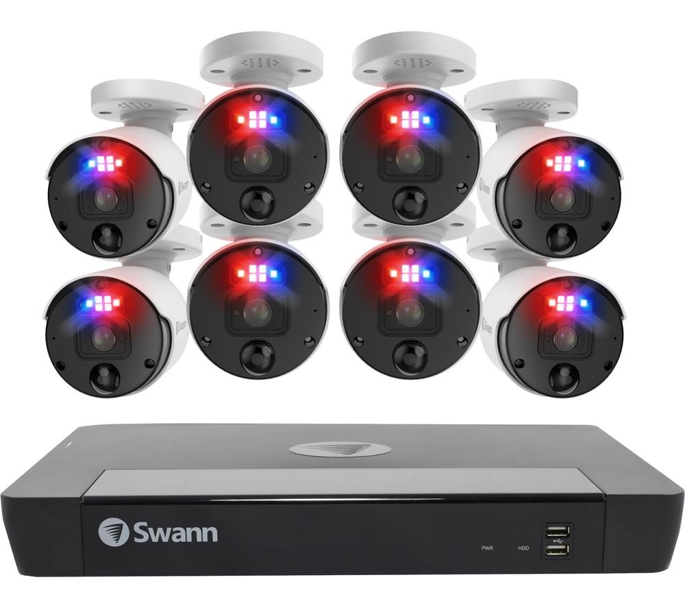 Enforcer SWNVK-1690008 16-channel 4K Ultra HD NVR Security System - 4 TB, 8 Cameras