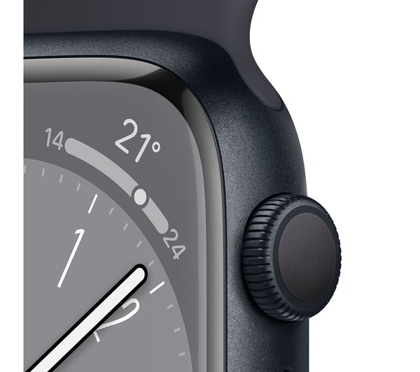 MNP53B/A APPLE Watch Series 8 Midnight with Midnight Sports Band