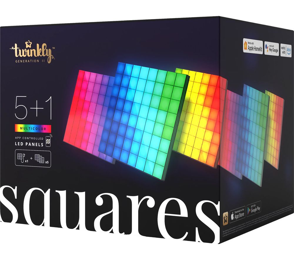 Squares Smart LED Light Panel Starter Kit - 6 Panels