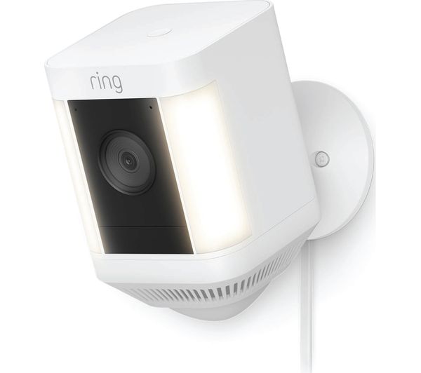 Image of RING Spotlight Cam Plus Plug-In Full HD 1080p WiFi Security Camera - White