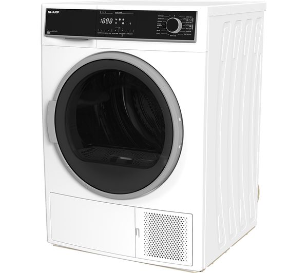 SHARP KD-HHH8S7GW21-EN 8 kg Heat Pump Tumble Dryer - White - 10782253 -  Currys Business