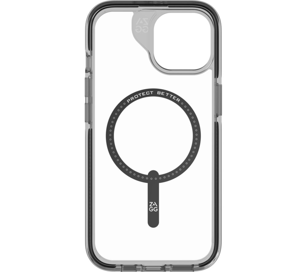Santa Cruz Snap iPhone 13/14/15 Case - Clear & Black