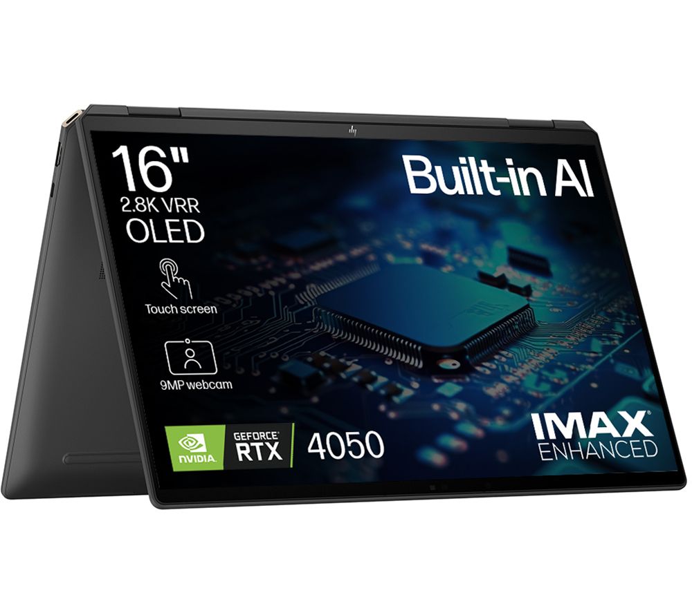 Spectre x360 16-aa0500na 16" 2 in 1 Laptop - Intel® Core™ Ultra 7, 1 TB SSD, Black
