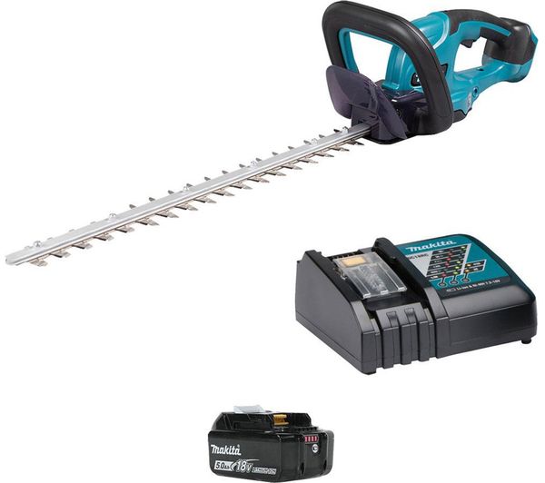 Makita Lxt Duh507rt Cordless Hedge Trimmer With 1 Battery Blue Black