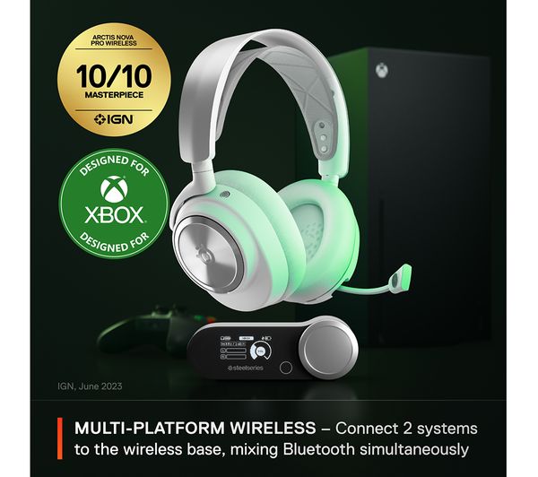STEELSERIES Arctis Nova Pro Wireless Gaming Headset for Xbox, PC