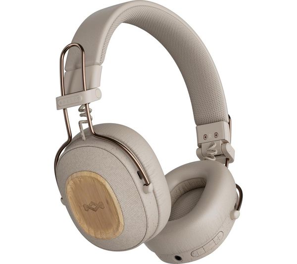House Of Marley Positive Vibration Riddim Wireless Bluetooth Noise Cancelling Headphones Cream