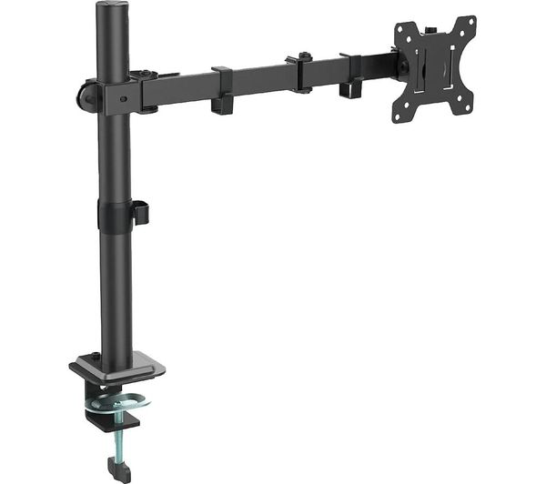 Groov E Gv Pc24 Bk Single Arm Tilt Swivel 32 Monitor Desk Mount