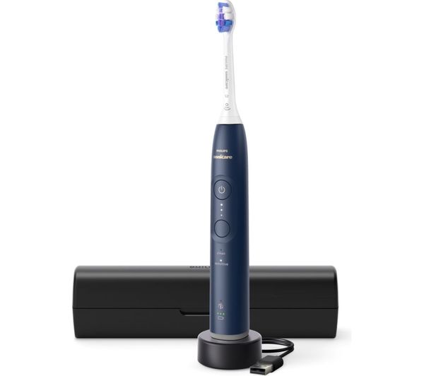 Philips Sonicare Series 6100 Hx7403 05 Electric Toothbrush Navy Blue