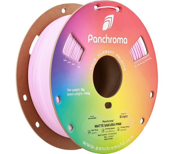 An image of POLYMAKER Panchroma 3D Printing Filament - Sakura Pink