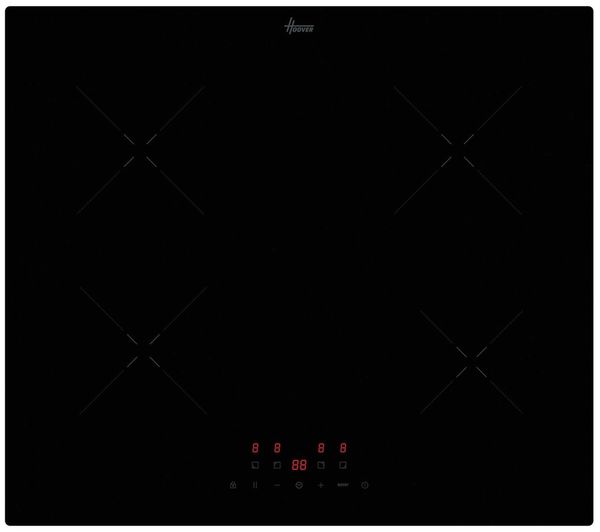 An image of HOOVER HI642CCAR 59 cm Plug-in Electric Induction Hob - Black