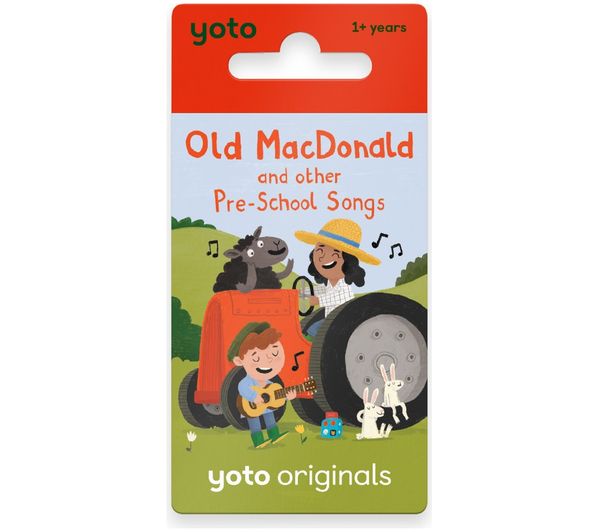 An image of YOTO Old McDonald & Other Pre-School Songs Audio Player Card