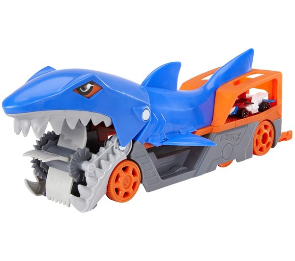 An image of HOT WHEELS City Shark Chomp Transporter Playset