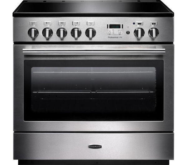 Rangemaster Professional+ FX 90 Induction Range Cooker - Stainless Steel & Chrome, Stainless Steel