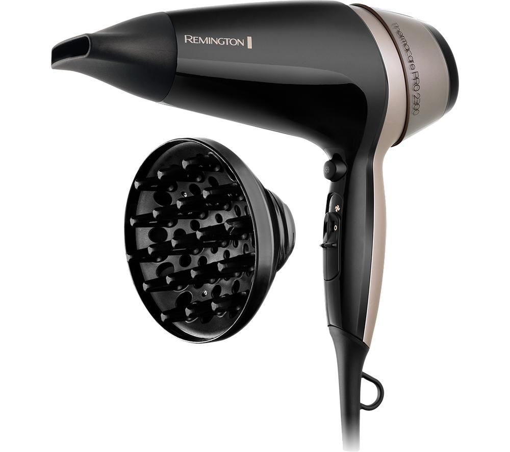 REMINGTON Thermacare Pro 2300 Hair Dryer - Black & Gold