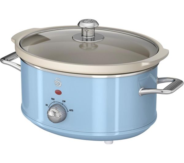 SWAN Retro SF17021BLN Slow Cooker - Blue