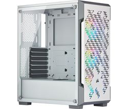 iCUE 220T ATX Mid-Tower PC Case - White