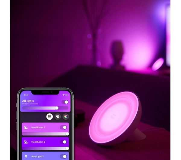 Philips Hue White Colour Ambiance, Philips Hue Bloom Dimmable Led Smart Table Lamp Review