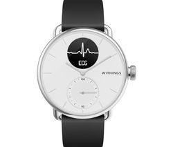 ScanWatch Hybrid Smartwatch - White & Black, 38 mm