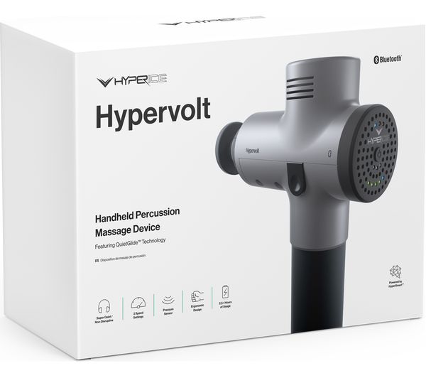 HYPERICE Hypervolt Bluetooth Handheld Body Massager - 53100 006-00 - Currys Business HYPERICE Hypervolt Bluetooth Handheld Body Massager - 53100 006-00 - Currys Business