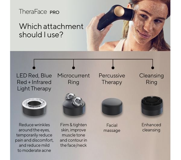 TF0222401 THERABODY TheraFace Pro Face Massager Black Currys