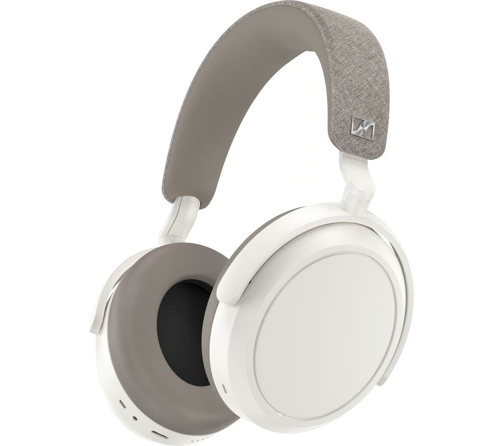 Momentum 4 Wireless Bluetooth Noise-Cancelling Headphones - White