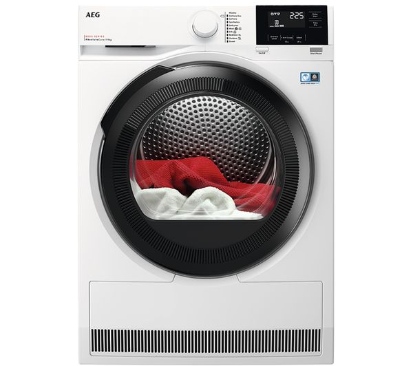 Image of AEG Series 8000 TR819P4B 9 kg Heat Pump Tumble Dryer - White