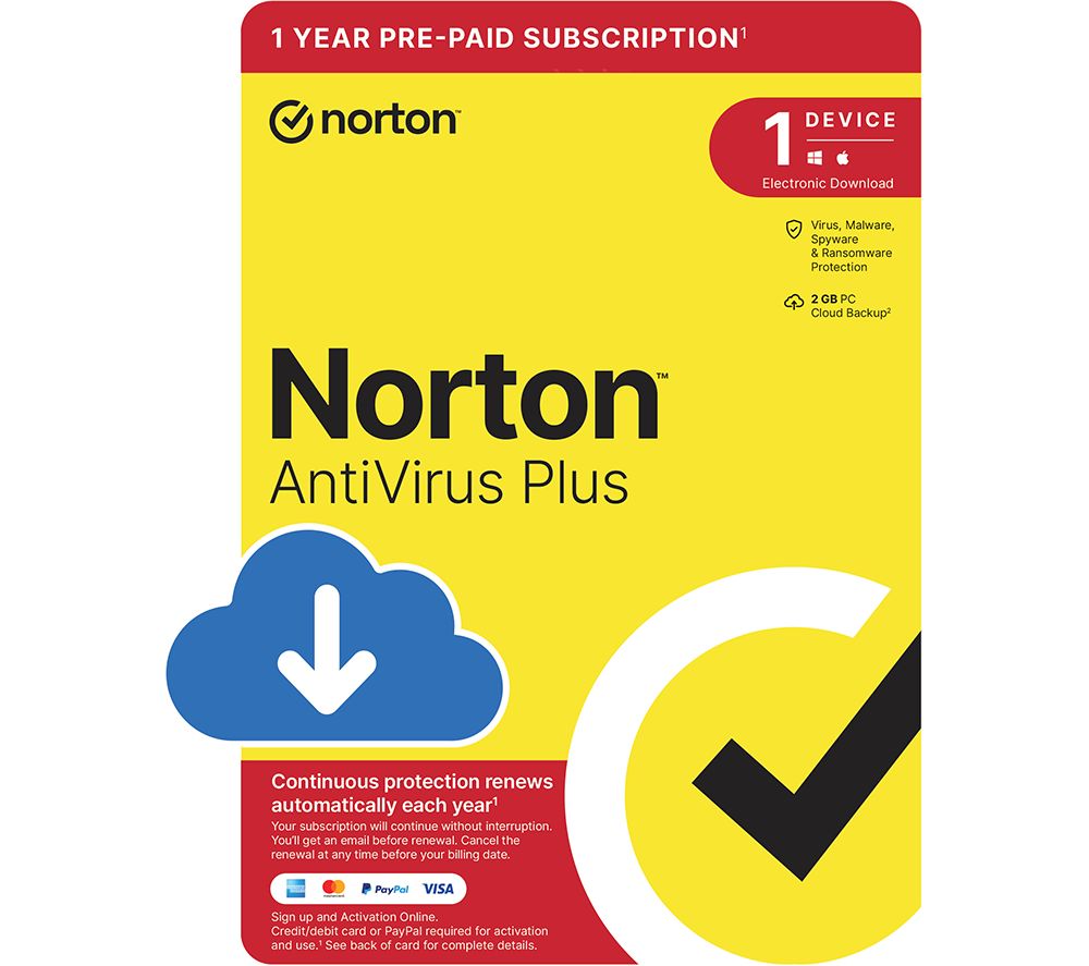 AntiVirus Plus - 1 year for 1 device, Download
