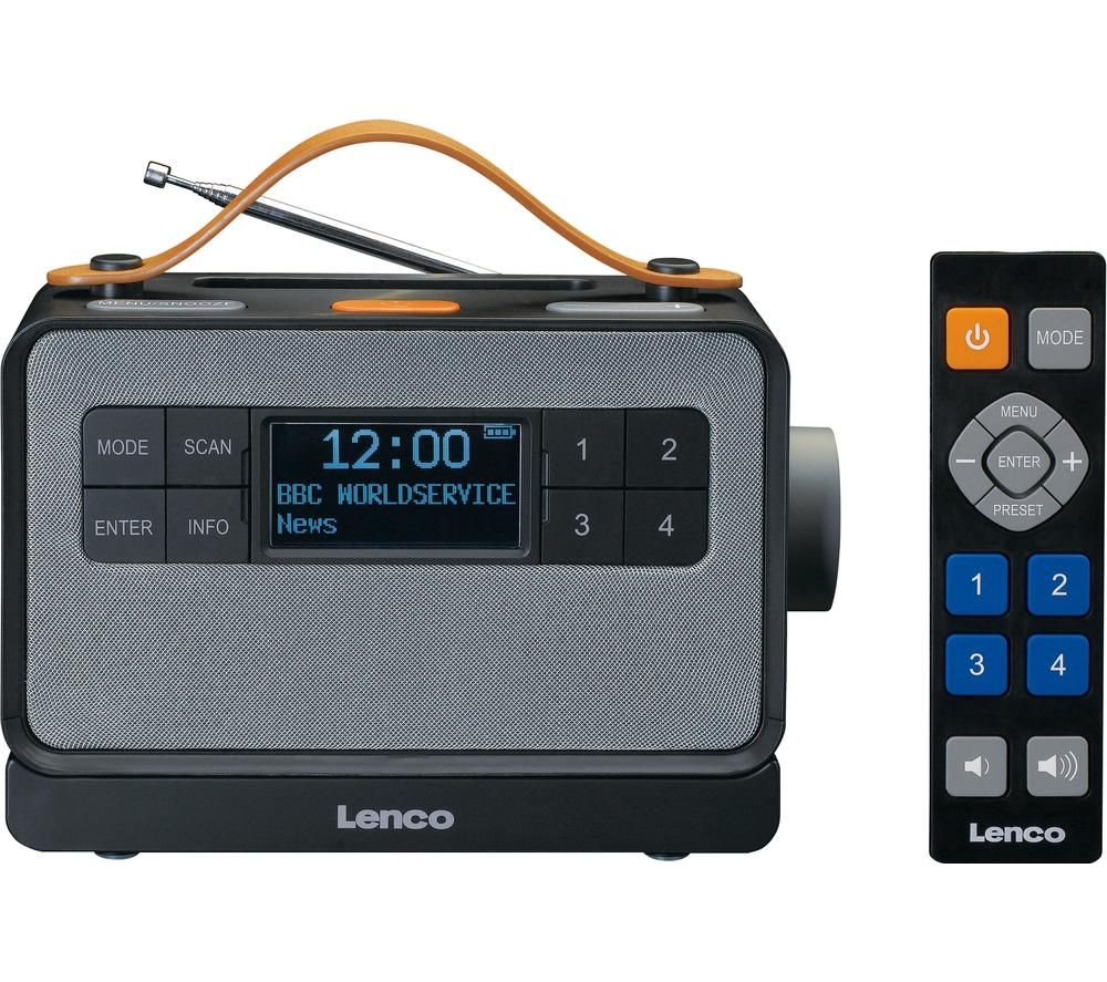 Senior PDR-065 Portable DAB+/FM Smart Bluetooth Clock Radio - Black