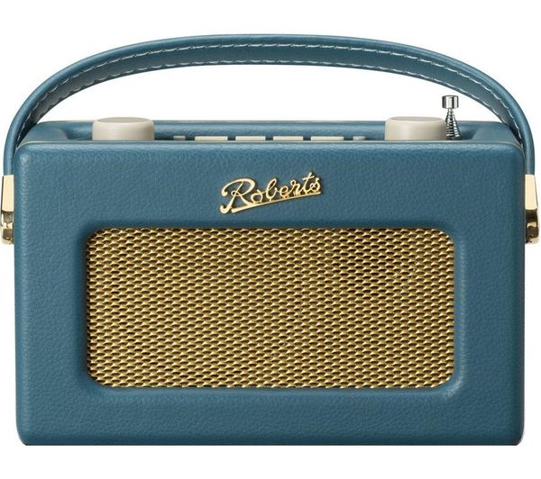 An image of ROBERTS Revival Uno BT Portable DAB+/FM Retro Bluetooth Radio - Teal Blue
